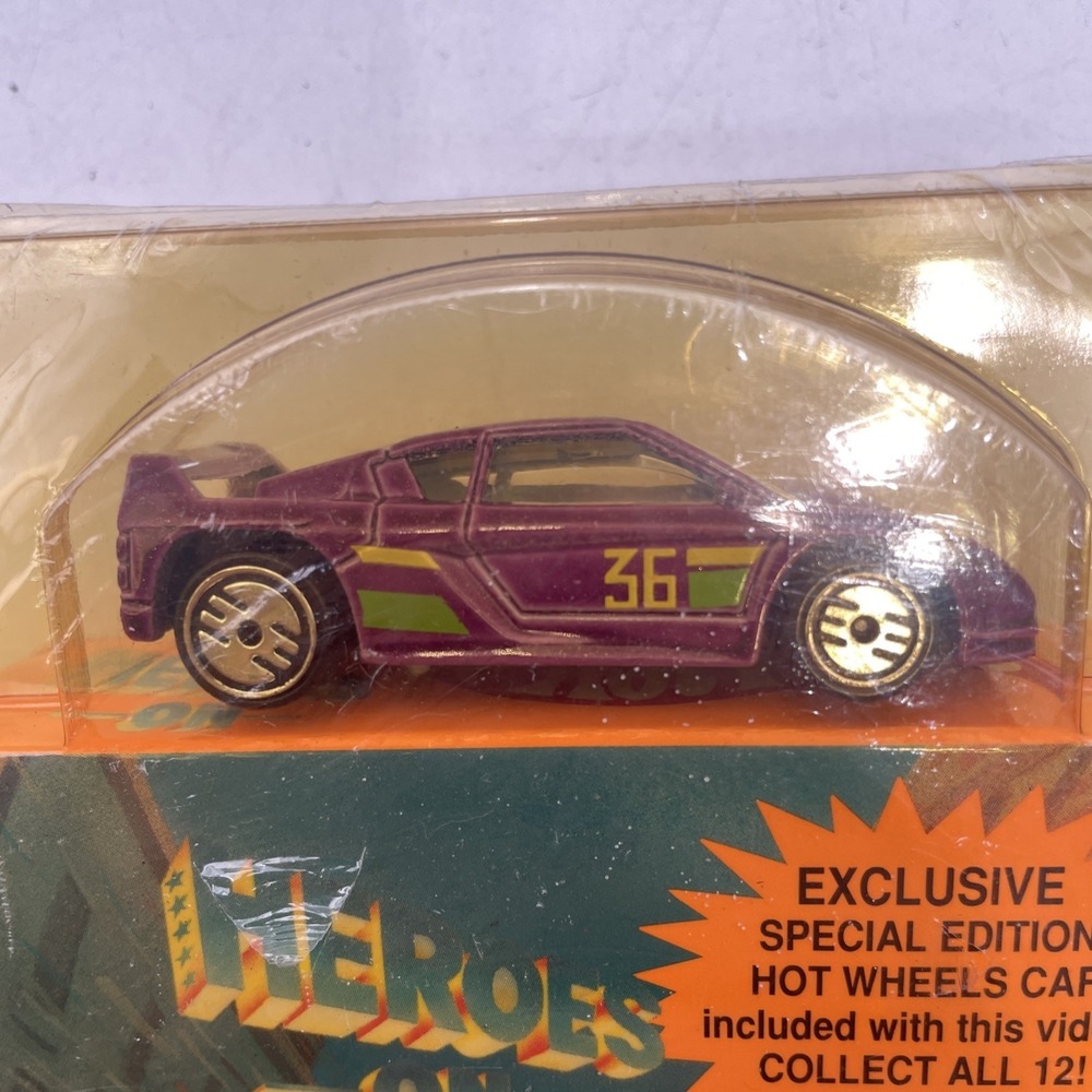 Heroes on Hot Wheels 1991 VHS Venice Carnival & Panic with Purple VW BUG 1:64 - Picture 5 of 5